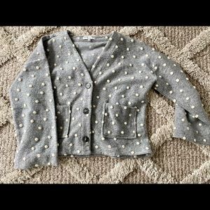 Madewell Polka Dot cardigan